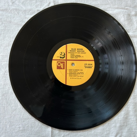 Vintage Vinyl - RANDY WESTON - BLUE MOSES - Picture 4 of 4